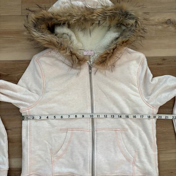 Urban Outfitters Out From Under Bundle Up Faux Fur Trim Hoodie Sweatshirt M - Picture 3 of 7